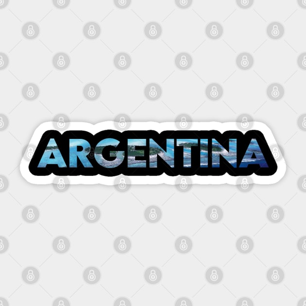 Argentina honeymoon vacation gifts. Perfect present for mother dad friend him or her Sticker by SerenityByAlex